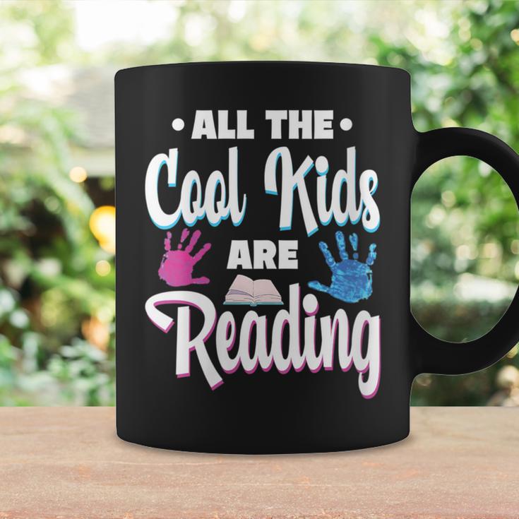 All The Cool Kids Are Reading Book Vintage Retro Sunset Graphic Print Coffee Mug Gifts ideas All The Cool Kids Are Reading Book Vintage Retro Sunset Graphic Print Coffee Mug Gifts ideas