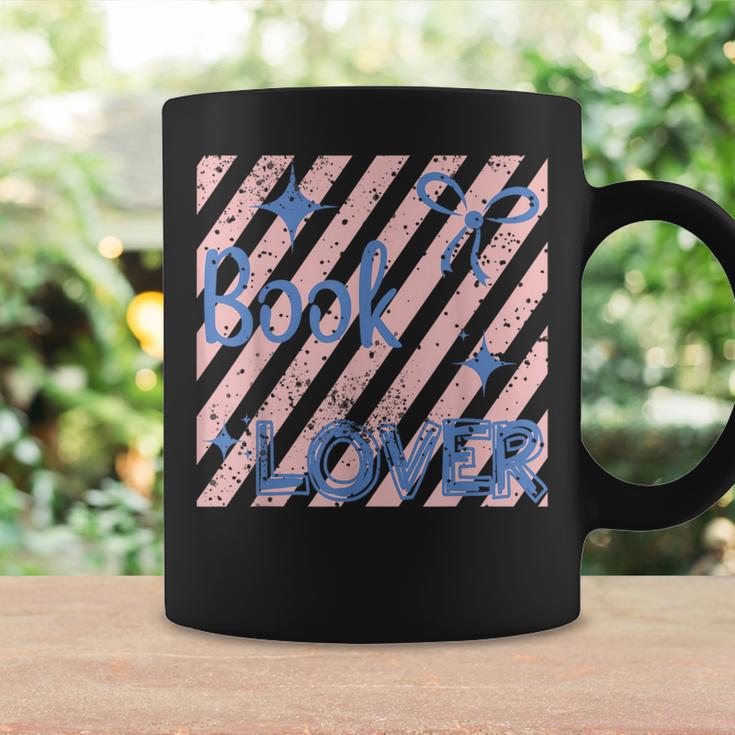 Coquette Bow Book Reading Book Lover Bookish Readers Book Graphic Print Coffee Mug Gifts ideas