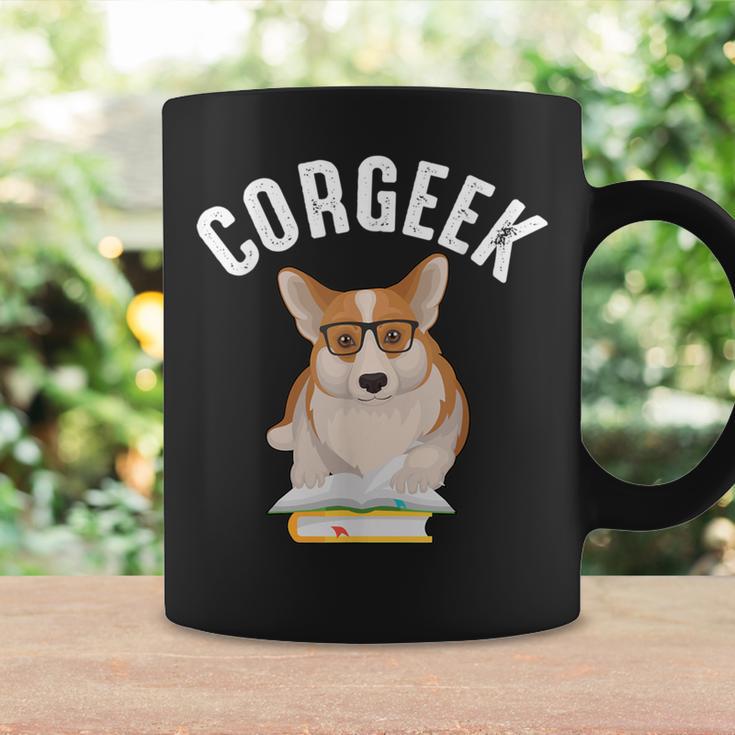 Corgee Lovers Corgeek Book Lovers Graphic Print Coffee Mug Gifts ideas