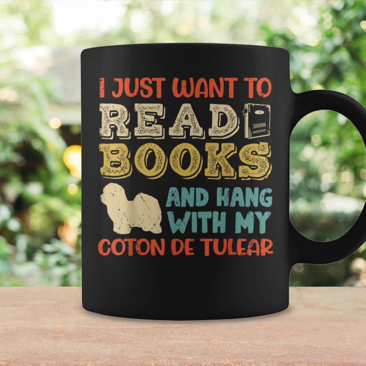 Coton De Tulear Mama Ich Will Nur Lesen Books Hanging Dog Graphic Print Coffee Mug Gifts ideas