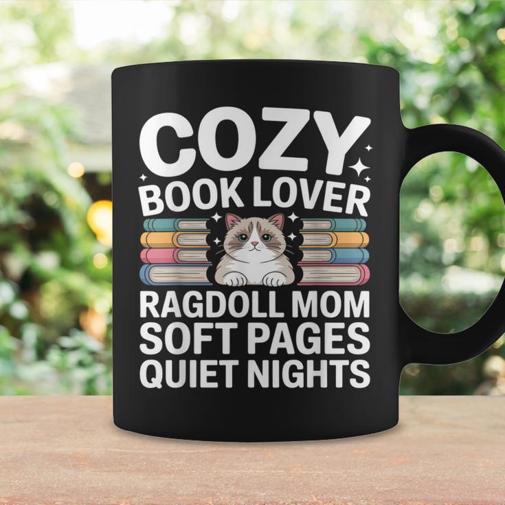 Cozy Book Lover Ragdoll Mom Soft Pages Quiet Nights Graphic Print Coffee Mug Gifts ideas Cozy Book Lover Ragdoll Mom Soft Pages Quiet Nights Graphic Print Coffee Mug Gifts ideas