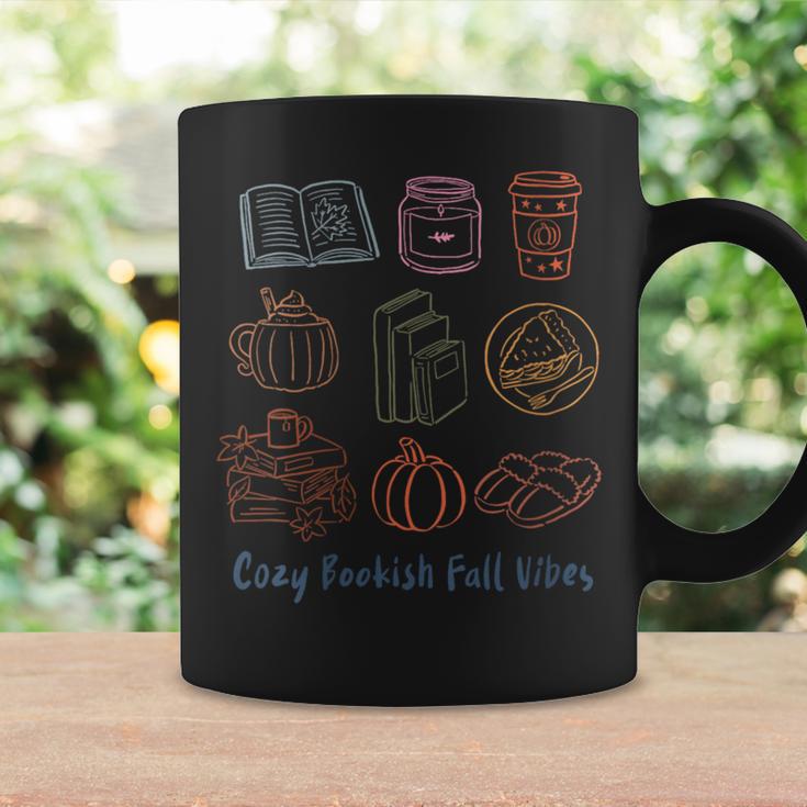 Cozy Bookish Fall Vibes Pumpkin Latte Books Autumn Reading Graphic Print Coffee Mug Gifts ideas