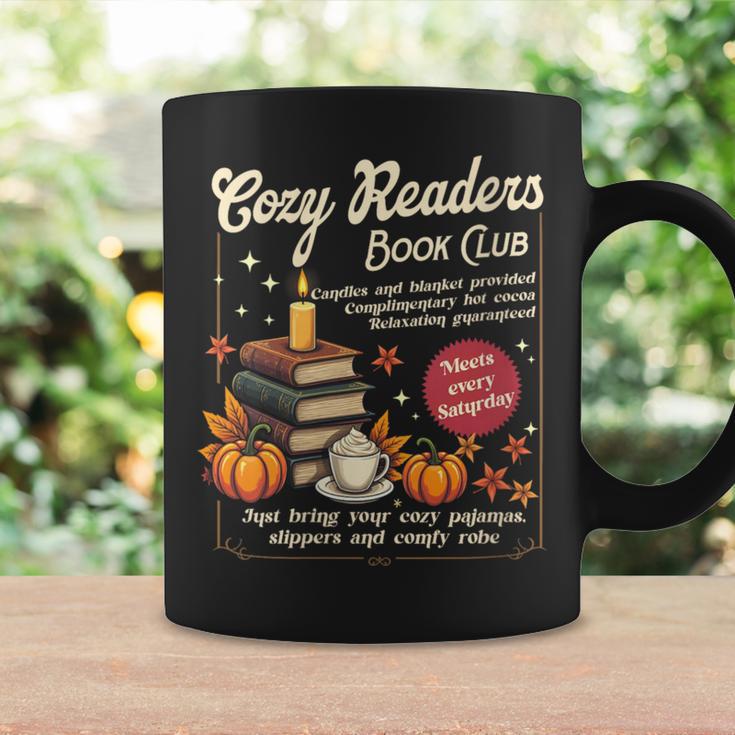 Cozy Reader Book-Club Fall Bookish Booktrovert Librarian Graphic Print Coffee Mug Gifts ideas