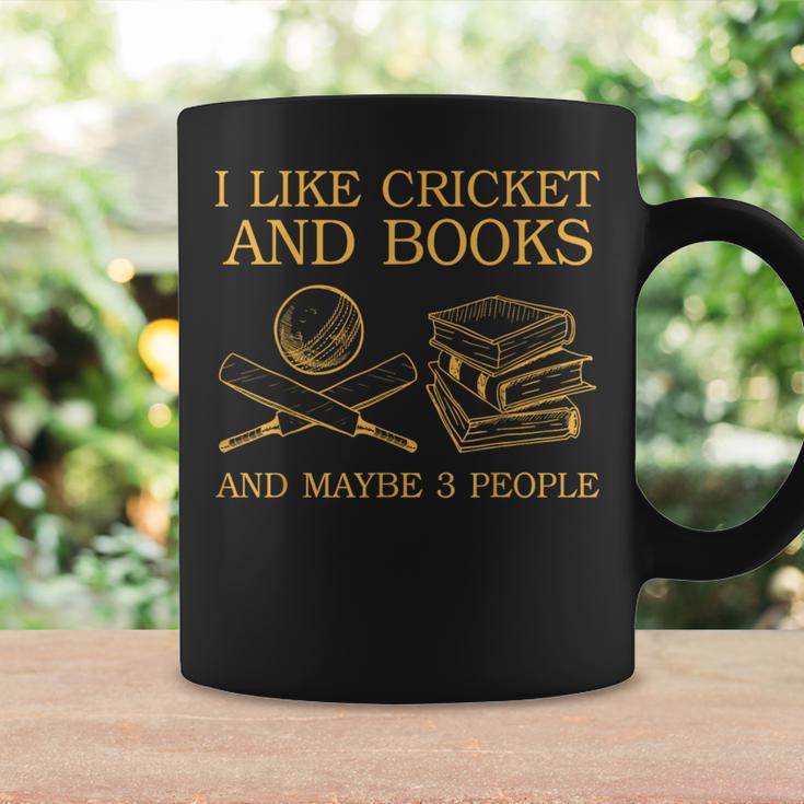 I Like Cricket And Books And Maybe 3 People Lover Graphic Print Coffee Mug Gifts ideas