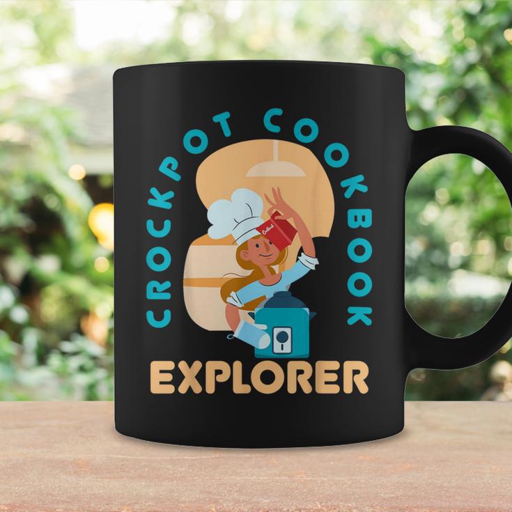 Crockpot Cookbook Explorer Baking Cooking Lover Chef Cook Graphic Print Coffee Mug Gifts ideas