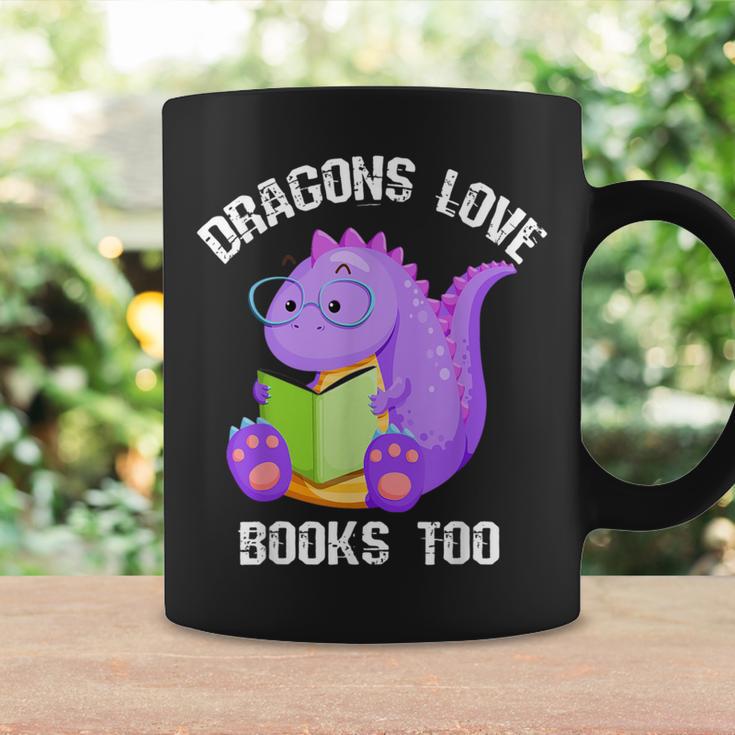 Cure Dragons Love Books Too Graphic Print Coffee Mug Gifts ideas