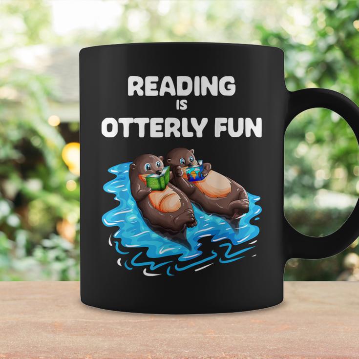 Cute Otter Reading Book Two Otter Reading Is Otterly Fun Graphic Print Coffee Mug Gifts ideas