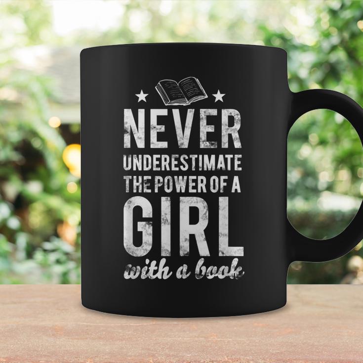 Cute Never Underestimate The Power Of A Girl Book Nerds Graphic Print Coffee Mug Gifts ideas Cute Never Underestimate The Power Of A Girl Book Nerds Graphic Print Coffee Mug Gifts ideas