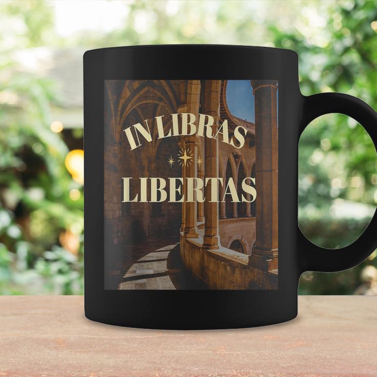 Dark Academia Aesthetic In Libras Libertas Book Lover Latin Graphic Print Coffee Mug Gifts ideas