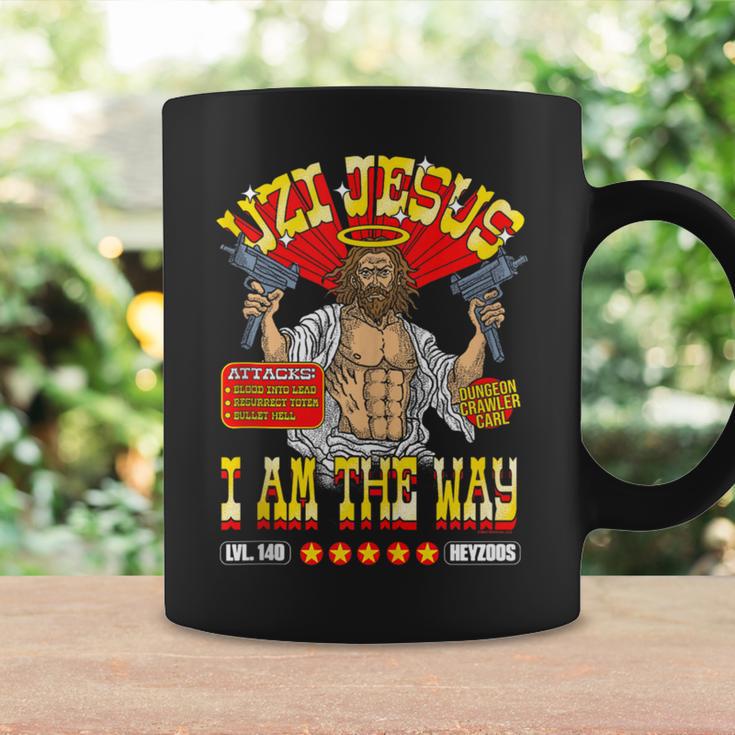 DCC Uzi Jesus I Am The Way Character Stats RPG Books Graphic Print Coffee Mug Gifts ideas