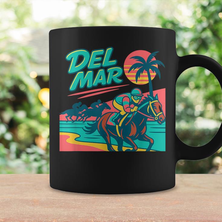 Del Mar 競馬 サラブレッドサンタアニタ競馬選手 コーヒーマグ ギフトのアイデア