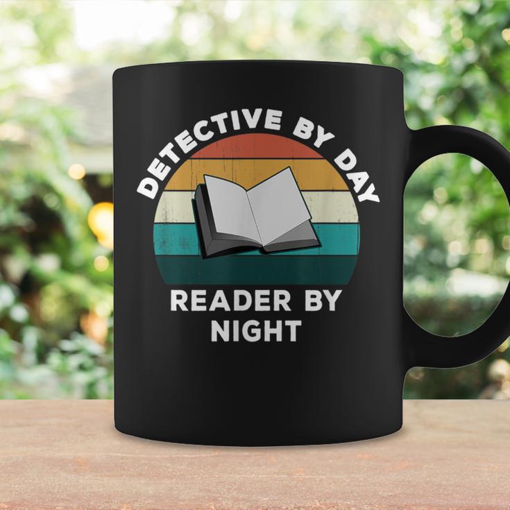 Detective By Day Reader By Night Cool Crime Book Lover Graphic Print Coffee Mug Gifts ideas Detective By Day Reader By Night Cool Crime Book Lover Graphic Print Coffee Mug Gifts ideas