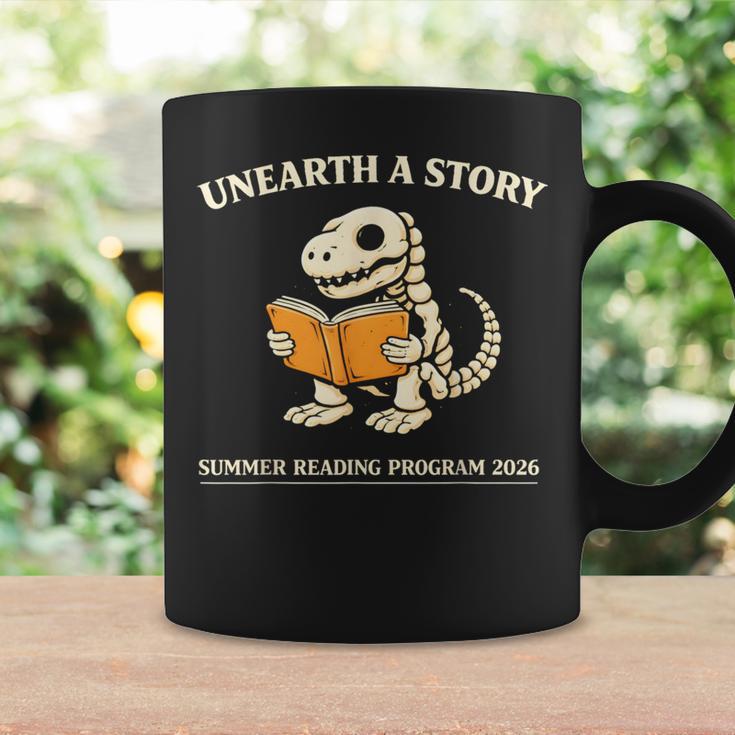 Dinosaur Books Readers Summer Reading 2026 Unearth a Story Graphic Print Coffee Mug Gifts ideas Dinosaur Books Readers Summer Reading 2026 Unearth a Story Graphic Print Coffee Mug Gifts ideas