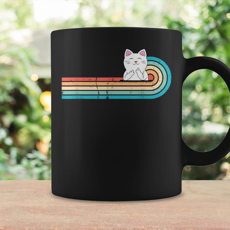 I Do What I Want ファニーキャット 中指 胸ポケット レトロ コーヒーマグ ギフトのアイデア