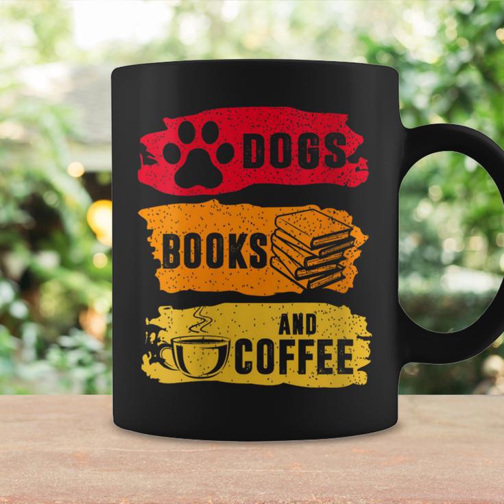 Dogs Books And Coffee Dog Book Reader Lover Graphic Print Coffee Mug Gifts ideas