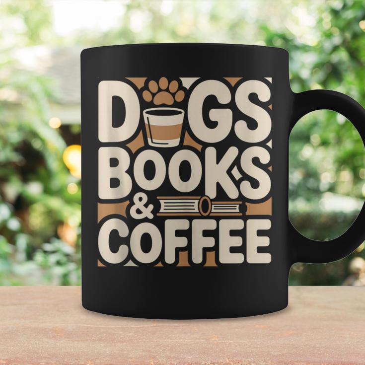 Dogs Books And Coffee Graphic Print Coffee Mug Gifts ideas