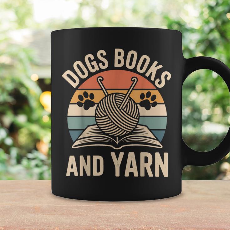 Dogs Books And Yarn Crochet Crocheting Graphic Print Coffee Mug Gifts ideas Dogs Books And Yarn Crochet Crocheting Graphic Print Coffee Mug Gifts ideas