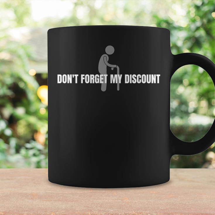 Don't Forget My Discount おかしな年金生活者 コーヒーマグ ギフトのアイデア