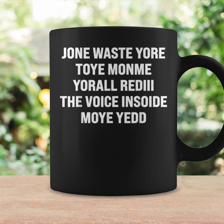Don't Waste Your Time On Me ポップパンクロックバンド 面白い歌詞 コーヒーマグ ギフトのアイデア
