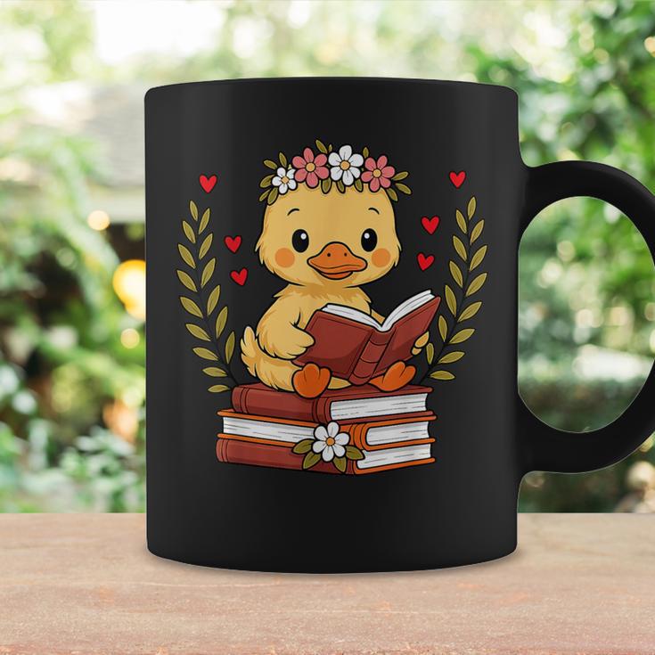 Duck Reading Book Graphic Duck With Book Floral Graphic Print Coffee Mug Gifts ideas Duck Reading Book Graphic Duck With Book Floral Graphic Print Coffee Mug Gifts ideas