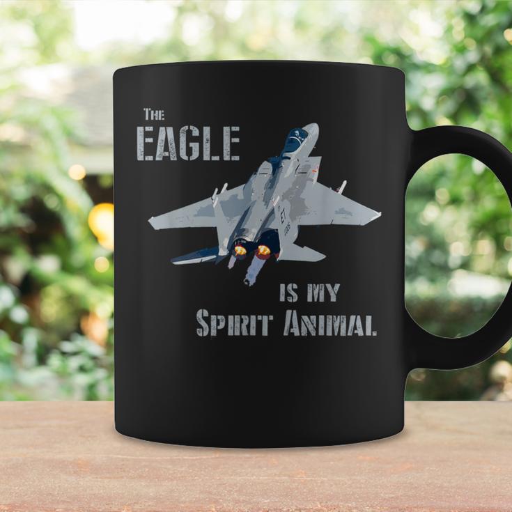 The Eagle Is Mypirit Animal F-15 戦闘機 飛行機 コーヒーマグ ギフトのアイデア