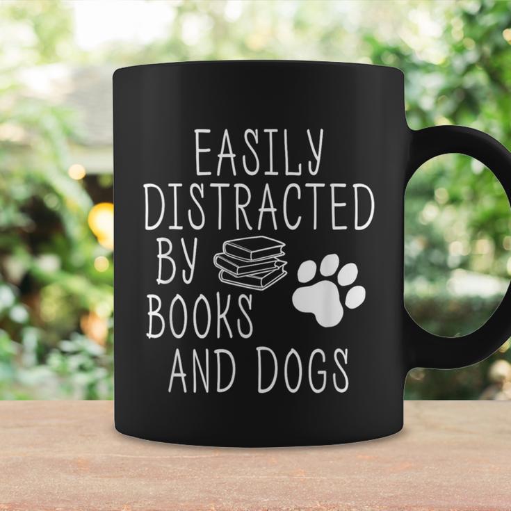 Easily Distracted By Books And Dogs Geek Animal Lover Graphic Print Coffee Mug Gifts ideas Easily Distracted By Books And Dogs Geek Animal Lover Graphic Print Coffee Mug Gifts ideas