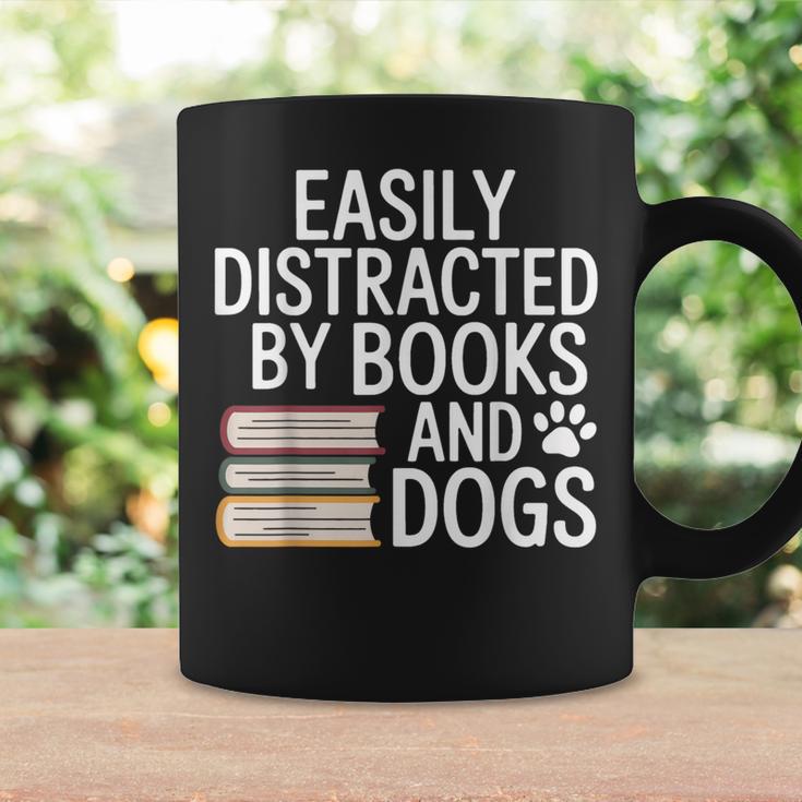 Easily Distracted By Books And Dogs Reading Dog Lovers Graphic Print Coffee Mug Gifts ideas Easily Distracted By Books And Dogs Reading Dog Lovers Graphic Print Coffee Mug Gifts ideas