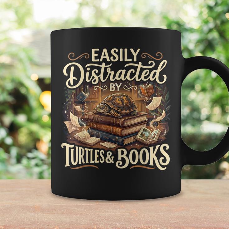 Easily Distracted By Turtles And Books Graphic Print Coffee Mug Gifts ideas Easily Distracted By Turtles And Books Graphic Print Coffee Mug Gifts ideas