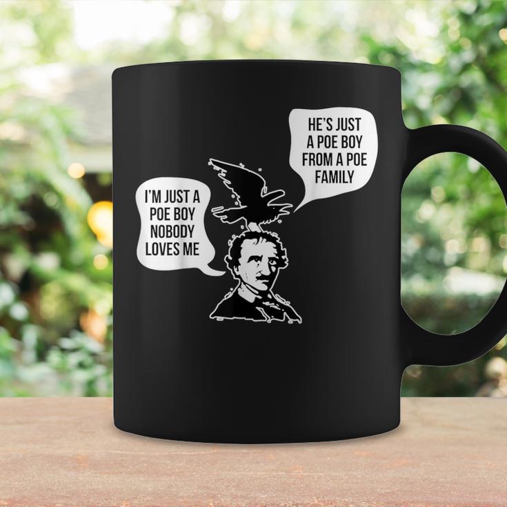 Edgar Allen Poe Raven Book Nerd Poet Literature Graphic Print Coffee Mug Gifts ideas