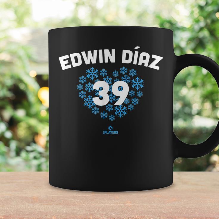 Edwin Diaz Heart New York Baseball Fansalentines コーヒーマグ ギフトのアイデア