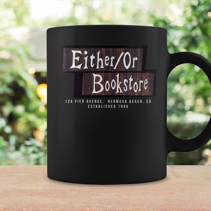 EitherOr Bookstore Graphic Print Coffee Mug Gifts ideas