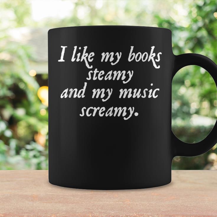 Emo Rock Ska Pop Punk Band Music Books Steamy Music Screamy Graphic Print Coffee Mug Gifts ideas Emo Rock Ska Pop Punk Band Music Books Steamy Music Screamy Graphic Print Coffee Mug Gifts ideas