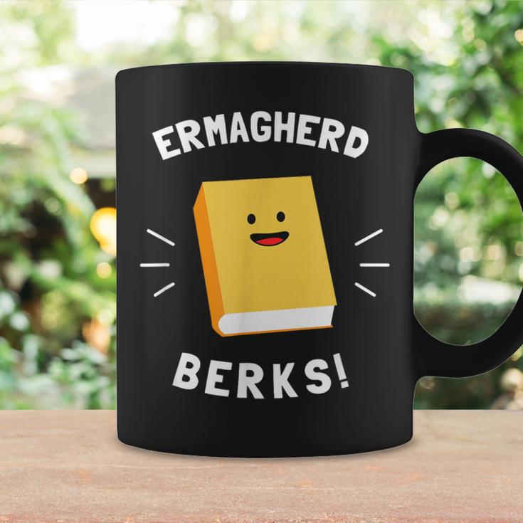 Ermagherd Berks Ermahgerd Meme Books T-Shirt Graphic Print Coffee Mug Gifts ideas