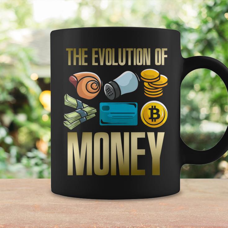 Evolution Of Money お金の進化 ビットコインプランb 暗号通貨btc ホドル コーヒーマグ ギフトのアイデア