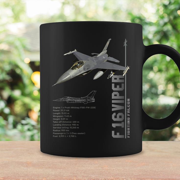 F-16 バイパー ファイティング ファルコン ジェット戦闘機仕様 コーヒーマグ ギフトのアイデア