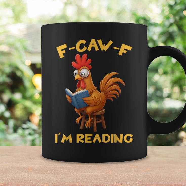 F-Caw-F Rooster Bird F-Caw-F I'm Reading Book Graphic Graphic Print Coffee Mug Gifts ideas F-Caw-F Rooster Bird F-Caw-F I'm Reading Book Graphic Graphic Print Coffee Mug Gifts ideas