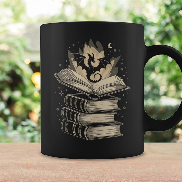 Fantasy Dragon & Books Magical Reader Graphic Print Coffee Mug Gifts ideas Fantasy Dragon & Books Magical Reader Graphic Print Coffee Mug Gifts ideas