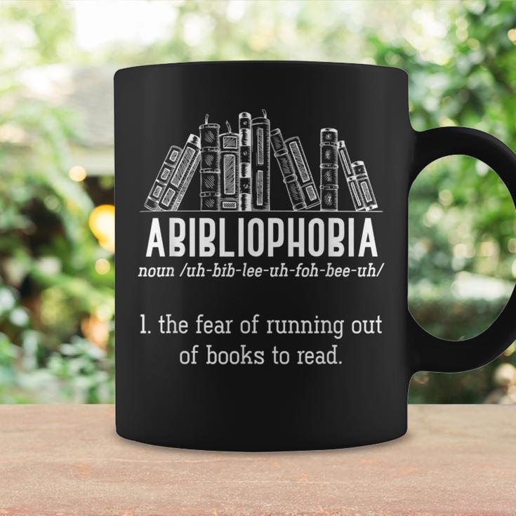 The Fear Of Running Out Of Books To Read Book Reading Graphic Print Coffee Mug Gifts ideas