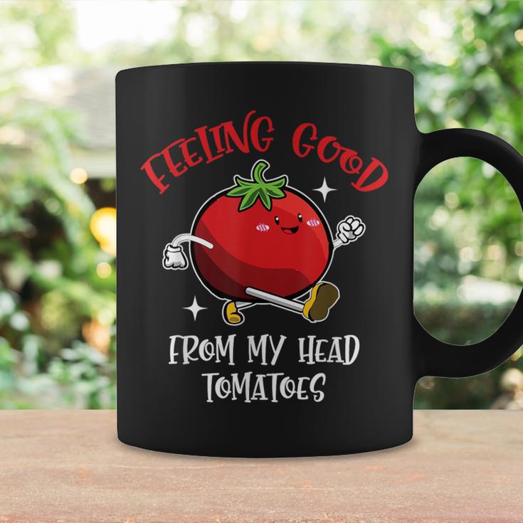 Feeling Really Good From Head トマト ビーガン ベジ愛好家 コーヒーマグ ギフトのアイデア