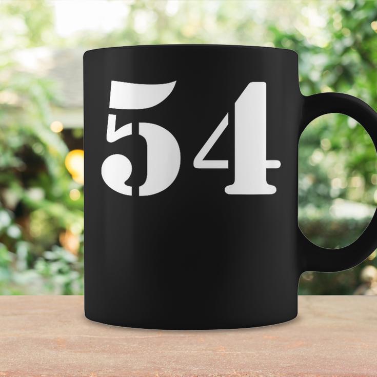 Fifty Four 数字 54 ナンバー コーヒーマグ ギフトのアイデア