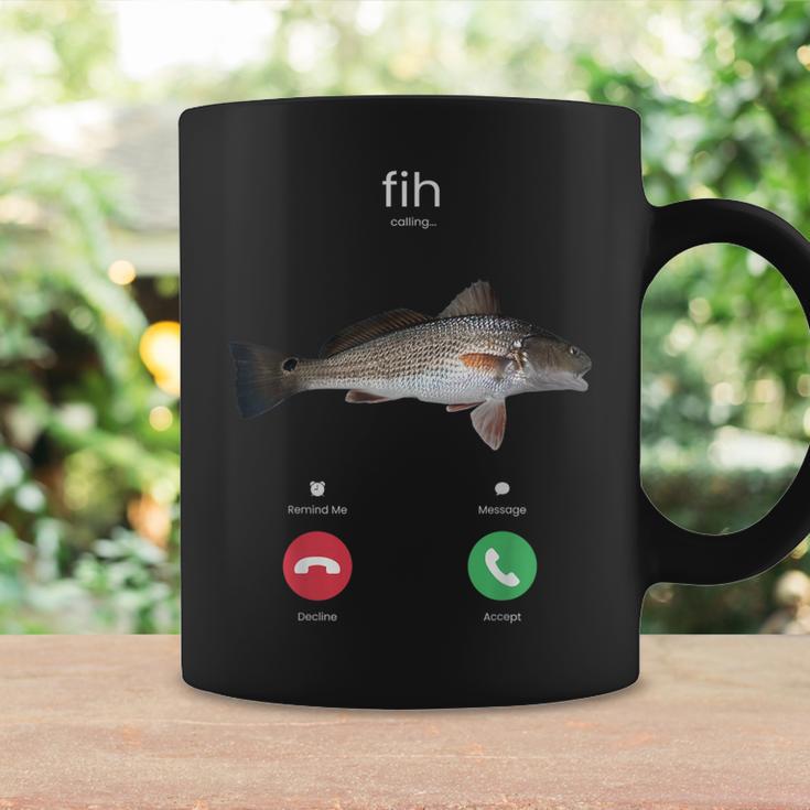 Fih Calling スペルミスフィッシュ 電話を受け入れる 魚 コーヒーマグ ギフトのアイデア
