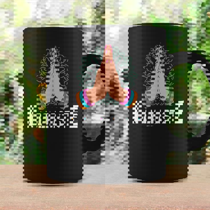 Fold Your Hands 瞑想 ナマステ コーヒーマグ ギフトのアイデア