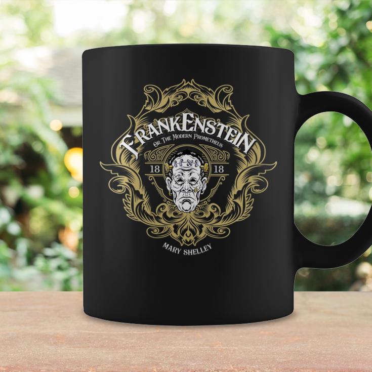 Frankenstein Book Victorian Badge Logo Graphic Print Coffee Mug Gifts ideas