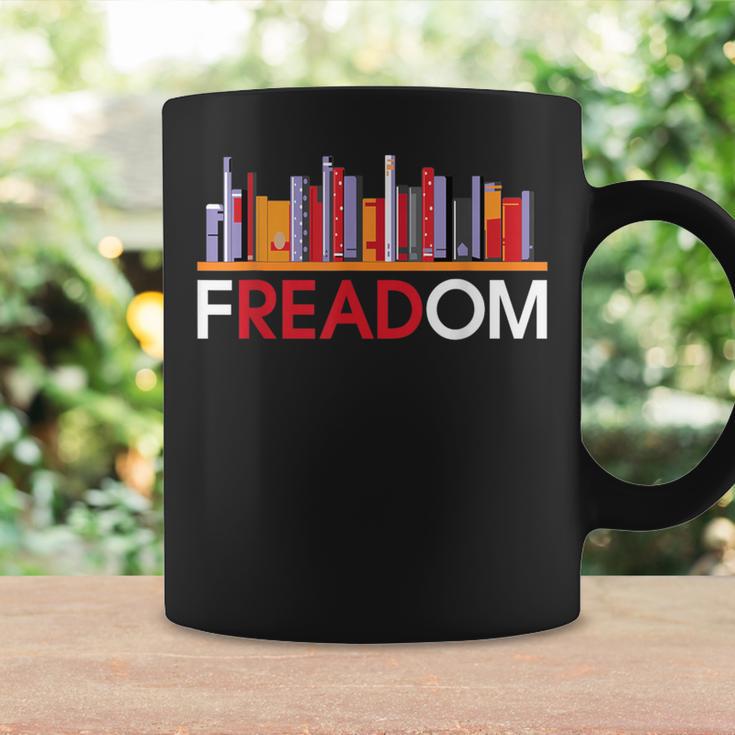 Freadom Anti Ban Books Freedom To Read Book Lover Reading Graphic Print Coffee Mug Gifts ideas