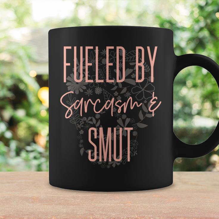 Fueled By Sarcasm Smut Romance Book Lover Sarcastic Women Graphic Print Coffee Mug Gifts ideas Fueled By Sarcasm Smut Romance Book Lover Sarcastic Women Graphic Print Coffee Mug Gifts ideas
