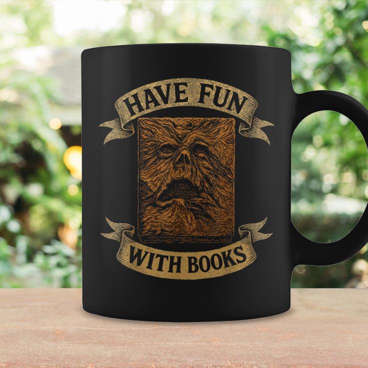 Have Fun With Books Horror Literature Necronomicon Book Graphic Print Coffee Mug Gifts ideas