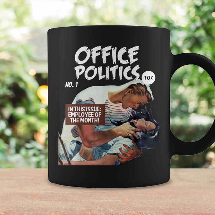 FUNNY WORKPLACE Retro Romance Comic Book Parody Graphic Print Coffee Mug Gifts ideas
