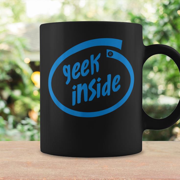 Geek Inside Eccentric Intellectual Tech コーヒーマグ ギフトのアイデア