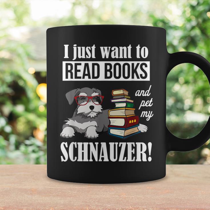Girls Boys Kids Read Books Miniature Schnauzer Lover Graphic Print Coffee Mug Gifts ideas Girls Boys Kids Read Books Miniature Schnauzer Lover Graphic Print Coffee Mug Gifts ideas