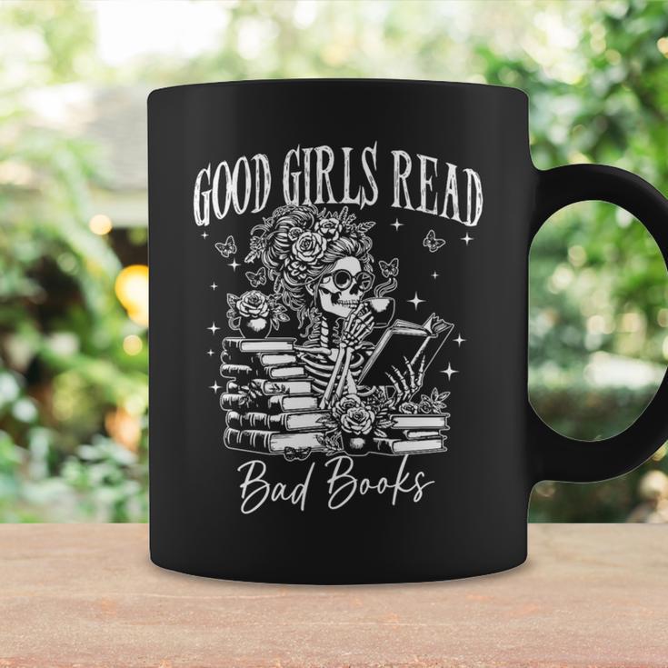 Good Girls Read Bad Books Smut Reader Dark Romance Premium Tri-Blend Graphic Print Coffee Mug Gifts ideas
